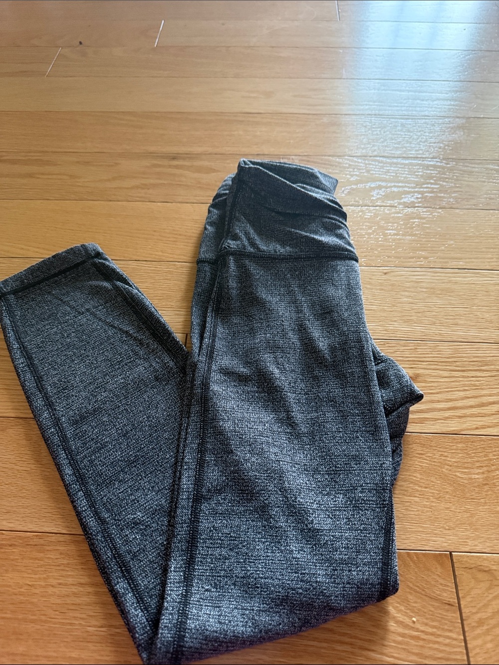lululemon athletica Heather Charcoal High-Waist Leggings